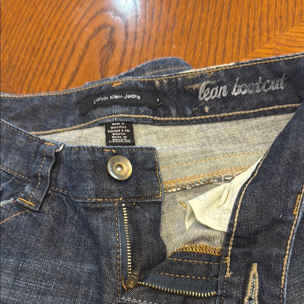 Calvin Klein Dark Blue Denim Jeans